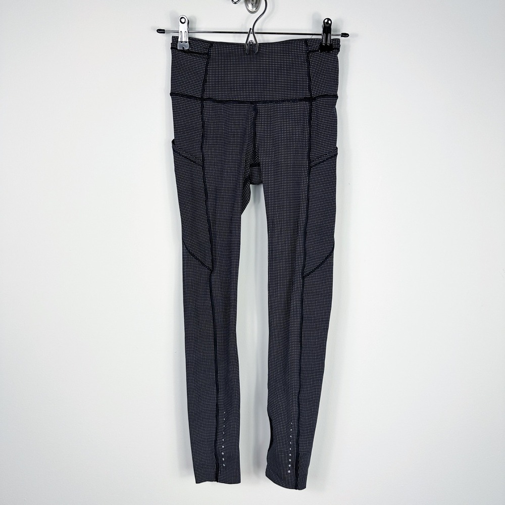 Lululemon Womens Fast and Free Tight 25"‎ Reflective Pocket Running Workout Sz 4 - Picture 4 of 11